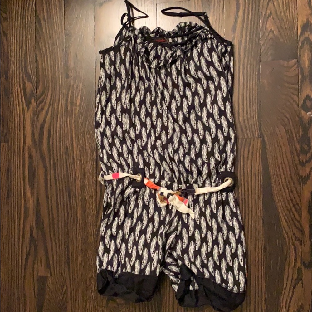 Catimini girls black romper
